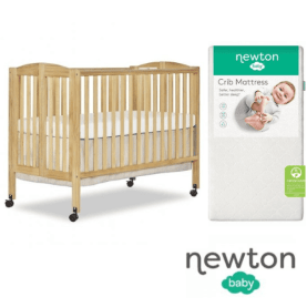 Crib W/ Newton Mattress/ Organic Sheets